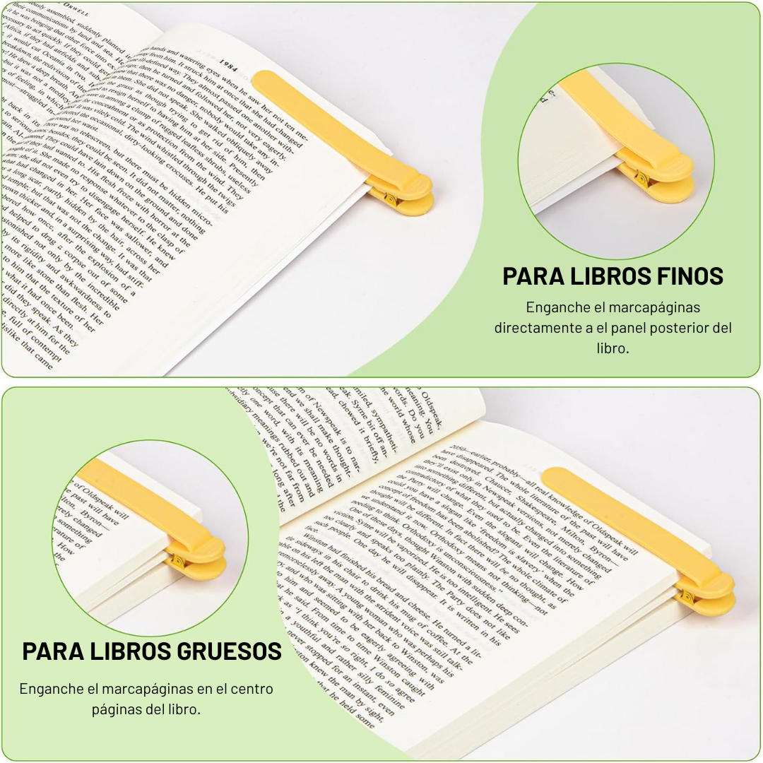 Marcapáginas de Silicona 6 unidades